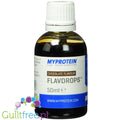 Flavdrops liquid chocolate flavored with sweeteners - liquid chocolate flavor with sweetener