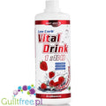 Vital Drink Truskawka 1L - koncentrat bez cukru z L-karnityną i witaminami by Best Body Nutrition (best-body-vital-drink-strawberry)