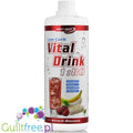 Vital Drink Wiśnia & Banan 1L - koncentrat bez cukru z L-karnityną i witaminami by Best Body Nutrition (vital-drink-cherry-banane-koncentrat)