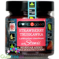 Pure & Good sugar free strawberry jam sweetened only with stevia and erythritol