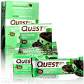 Quest Bar Mint Chocolate Chunk baton proteinowy PUDEŁKO x 12 Batonów by Quest Nutrition (quest-mint-chocolate-chunk-baton-proteinowy-pudelko-x-12-batonow)