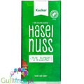 Xucker Hazelnut - mleczna czekolada bez cukru z orzechami laskowymi słodzona tylko fińskim ksylitolem by Xucker (xucker-hazelnut-mleczna-czekolada-bez-cukru-z-orzechami-laskowymi-slodzona-tylko-finskim-ksylitolem)