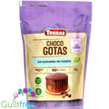 GymQueen Low Carb Schokodrops Edelbitter, sugar free dark chocolate baking chips with xylitol