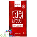 Dark chocolate without sugar sweetened with Finnish xylitol