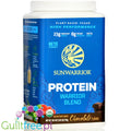 Sunwarrior Protein Warrior Blend 0,75kg, Chocolate - vegan protein powder with acai, goji & quinoa, sachet