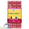 NO SUGAR SUGAR Schokolade Himbeer-Joghurt - rzemieślnicza czekolada bez cukru z erytrolem, Biała z Malinami by NOsugarSUGAR (nosugarsugar-schokolade-himbeer-joghurt-rzemieslnicza-czekolada-bez-cukru-z-erytrolem-biala-z-malinami)