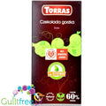 Torras Dark Stevia 60% Cocoa - gorzka czekolada bez cukru, słodzona tylko stewią i erytrolem by Torras (torras-ciemna-czekolada-bez-cukru-ze-stewia-100g)