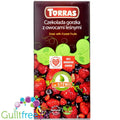 Torras Dark & Forest Fruits Stevia - ciemna czekolada z owocami leśnymi słodzona stewią i erytrolem, bez dodatku cukru by Torras (czekolada-z-owocami-lesnymi-slodzona-stewia-i-erytreolem-o-obnizonej-kalorycznosci)