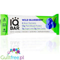 IQ Bar Lemon Blueberry Brain & Body plant protein bar with Lion's Mane, MCTs, Omega-3, flavonoids, vitamin-E and choline