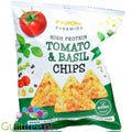Popcrop Piramidki Tomato & Basil - wegańskie, bezglutenowe chipsy proteinowe, Pomidor z Bazylią by Popcrop (popcrop-piramidki-tomato-basil-weganskie-bezglutenowe-chipsy-proteinowe-pomidor-z-bazylia)