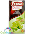 Torras White & Matcha Tea - biała czekolada z zieloną herbatą matcha bez cukru by Torras (torras-white-matcha-tea-biala-czekolada-z-zielona-herbata-matcha-bez-cukru)