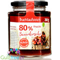Sukrin Black Cherry Spread, sugar free jam with stevia & erythritol, 80% fruits