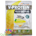 Pro Fuel V-Protein 8K Lemon Cheesecake 30g - wegańska odżywka proteinowa o smaku cytrynowego sernika by Pro Fuel (pro-fuel-v-protein-8k-lemon-cheesecake-30g-weganska-odzywka-o-smaku-cytrynowego-sernika)