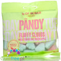 Pandy Candy Fluffy Clouds - błonnikowe żelki bez cukru 45% mniej kalorii, Poziomka & Zielone Jabłko by Pandy Protein (pandy-candy-fluffy-clouds-blonnikowe-zelki-bez-cukru-45-mniej-kalorii-poziomka-zielone-jablko)
