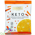 Frank & Oli Vital KETO Sernik z Biała Czekoladą - miękkie ciastko bez dodatku cukru z białą czekoladą by Frank & Oli (frank-oli-vital-keto-sernik-z-biala-czekolada-miekkie-weganskie-ciastko)