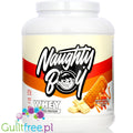Naughty Boy Whey Advanced Protein White Choco Caramel Biscuit 2kg - gęsta odżywka białkowa, Biała Czekolada z Ciastkiem