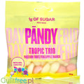 Pandy Candy Tropic Trio - błonnikowe żelki bez cukru 45% mniej kalorii, Marakuja & Ananas & Mango by Pandy Protein (pandy-candy-tropic-trio-blonnikowe-zelki-bez-cukru-45-mniej-kalorii-marakuja-ananas-mango)