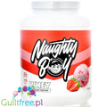 Naughty Boy Whey Advanced Protein Strawberry Milkshake 2kg - gęsta odżywka białkowa, Mleczny Szejk Truskawkowy