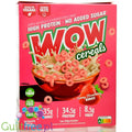 WOW Cereals Yummy Strawberry Rings - wegańskie proteinowe płatki śniadaniowe bez cukru o smaku Truskawkowym by MAX Protein® (wow-cereals-yummy-strawberry-rings-weganskie-proteinowe-platki-sniadaniowe-bez-cukru-o-smaku-truskawkowym)