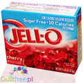 Jell-O low calorie gelatin dessert cherry flavor