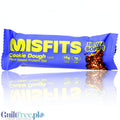 Misfits Protein Bar Cookie Dough - wegański baton proteinowy bez cukru z karmelem w czekoladzie