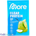 More Nutrition More Clear Green Apple 30g - clear milk protein isolate, light protein supplement with stevia
