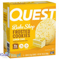 Quest Frosted Cookies, Lemon Cake - frosted soft keto cookies with glaze, BOX of 8 PACKS