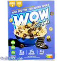 WOW Cereals Cookies & Cream Rings - wegańskie białkowe kółeczka śniadaniowe bez cukru i glutenu