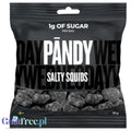 Pandy Candy Salty Squids - błonnikowe żelki bez cukru 45% mniej kalorii, słona Lukrecja by Pandy Protein (pandy-candy-salty-squids-blonnikowe-zelki-bez-cukru-45-mniej-kalorii-slona-lukrecja)