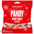 Pandy Berry Canes - żelki błonnikowe bez cukru 45% mniej kalorii, Truskawka i Wanilia by Pandy Protein (pandy-berry-canes-zelki-blonnikowe-bez-cukru-45-mniej-kalorii-truskawka-i-wanilia)