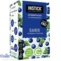 InStick Blueberry Sticks - dissolvable flavored sachets for sugar-free drinks, Blueberry