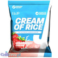 TBJP Cream of Rice, Strawberry Cream 50g - sugar-free rice porridge, regenerative training meal, Strawberry with Cream