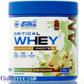 Applied Critical Whey Advanced Protein White Choc Pistachio 132g - odżywka białkowa z WPI, WPH i WPC, 21g białka & 110kcal by Applied Nutrition (applied-critical-whey-advanced-protein-white-choc-pistachio-132g-odzywka-bialkowa-z-wpi-wph-i-wpc-21g-bialka-110kcal)