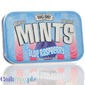 Big Sky Mints Blue Raspberry - pudrowe pastylki bez cukru o smaku malinowym w ozdobnej puszce vintage