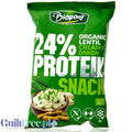 Biopont 24% Protein Snack, Lentil Creamy Onion - chrupki z soczewicy o smaku śmietankowo-cebulowym by Biopont (biopont-24-protein-snack-smietanka-z-cebulka-chrupki-z-soczewicy)