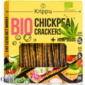Krippu Bio Chickpea Crackers Hemp Seeds - krakersy bezglutenowe z ciecierzycy z kminkiem by The Beginnings (krippu-bio-chickpea-crackers-hemp-seeds)