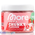 More Nutrition Chunky Flavor STEVIA, Strawberry Perfection 150g - wegański aromat w proszku bez cukru ze stewią