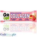 Sante Collagen White & Strawberry, Protein 33% - baton wysokobiałkowy z kolagenem GO ON 198kcal by Sante (sante-collagen-white-strwberry-protein-33-baton-wysokobialkowy-z-kolagenem-go-on-198kcal)