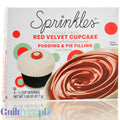 Sprinkles Pudding and Pie Filing Red Velvet Cupcake - instant pudding without sugar and fat