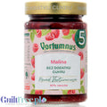 Vortumnus Malina - malinowy dżem bez cukru 80% owoców, z dużymi kawałkami owoców