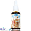 Aromat spożywczy Guiltfree Funky Flavors Sweet Salted Maple Latte w szklanej buteleczce z kroplomierzem.