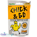 Guiltfree Chick & Go Cheese suszony kurczak o smaku serowym w opakowaniu 30g, wysokobiałkowa przekąska mięsna