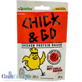 Guiltfree Chick & Go suszony kurczak z ostrą papryką w opakowaniu 30g, wysokobiałkowa przekąska typu jerky