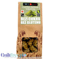 Opakowanie ciastek owsianych z matchą Guiltfree Pure & Good, bezglutenowe i bez dodatku cukru, w papierowej torebce.