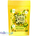 Opakowanie galaretki bez cukru Guiltfree Funky Jelly o smaku melona i zielonego jabłka w żółtej torebce