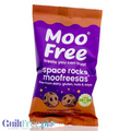 Opakowanie Guiltfree Moo Free Space Rocks Moofreesas, wegańskie chrupiące kulki kakaowe ze strzelającym cukierkiem.
