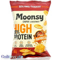 Moonsy High Protein 26%, Barbecue - cieniutkie chipsy z soczewicy 50% mniej tłuszczu by Moonsy (moonsy-high-protein-26-barbecue-cieniutkie-chipsy-z-soczewicy-50-mniej-tluszczu)