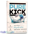 Opakowanie Guiltfree Pure Kick Hydrate Arctic Wave, napój elektrolitowy w proszku bez cukru o smaku blue raspberry.