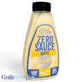 Guiltfree Wispy Zero Sauce Mayo w butelce, wegański sos o niskiej zawartości kalorii i smaku majonezowym