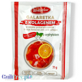 Opakowanie galaretki pomarańczowej Wodzisław z kolagenem bez cukru, słodzonej erytrytolem, w ofercie Guiltfree.
